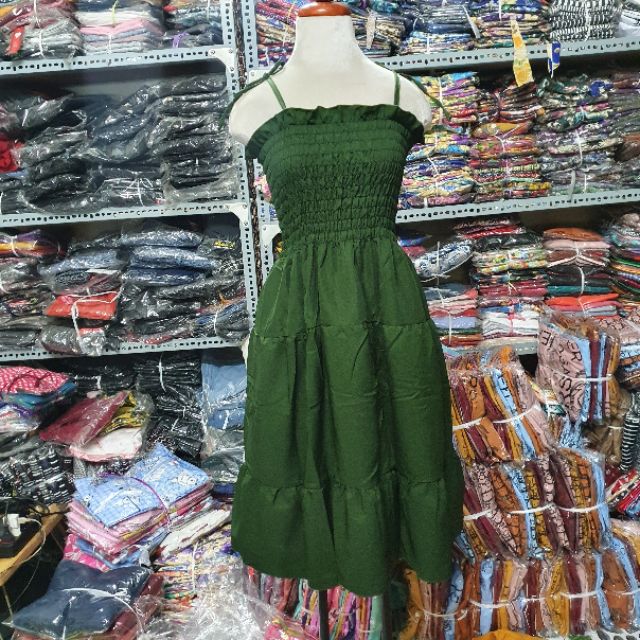 [GIÁ SỐC sỉ =lẻ] Đầm nhún có tay bẹt vai, phom 50kg