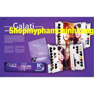 [Tặng kèm găng tay+trợ nhuộm+chổi nhuộm] Màu nhuộm Keratin Phục hồi GaLaTi