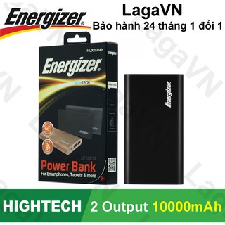 Pin sạc dự phòng Energizer 10000mAh Li-Po 2 cổng Output - UE10012