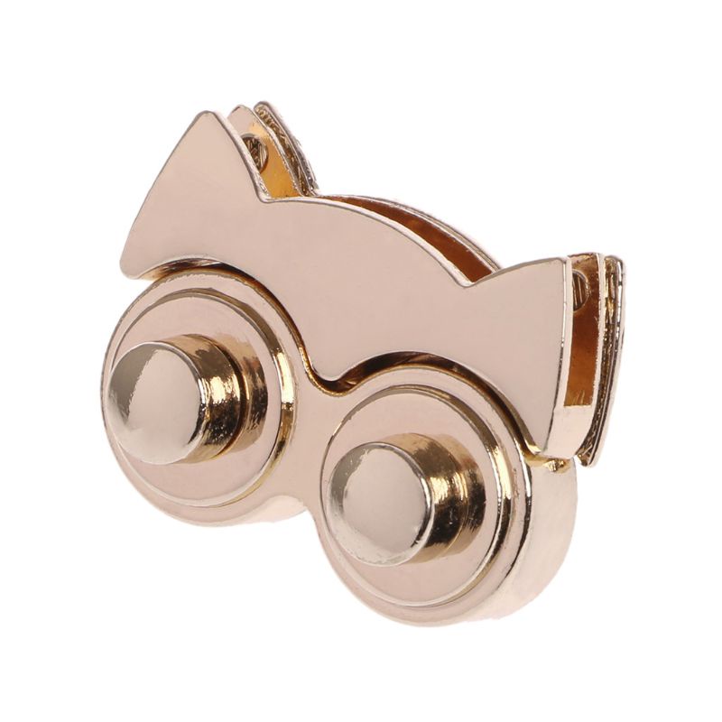 Khóa Xoắn Hình Cú Bằng Kim Loại Dễ Thương Dùng Để Làm Túi Xách / Ví DIY