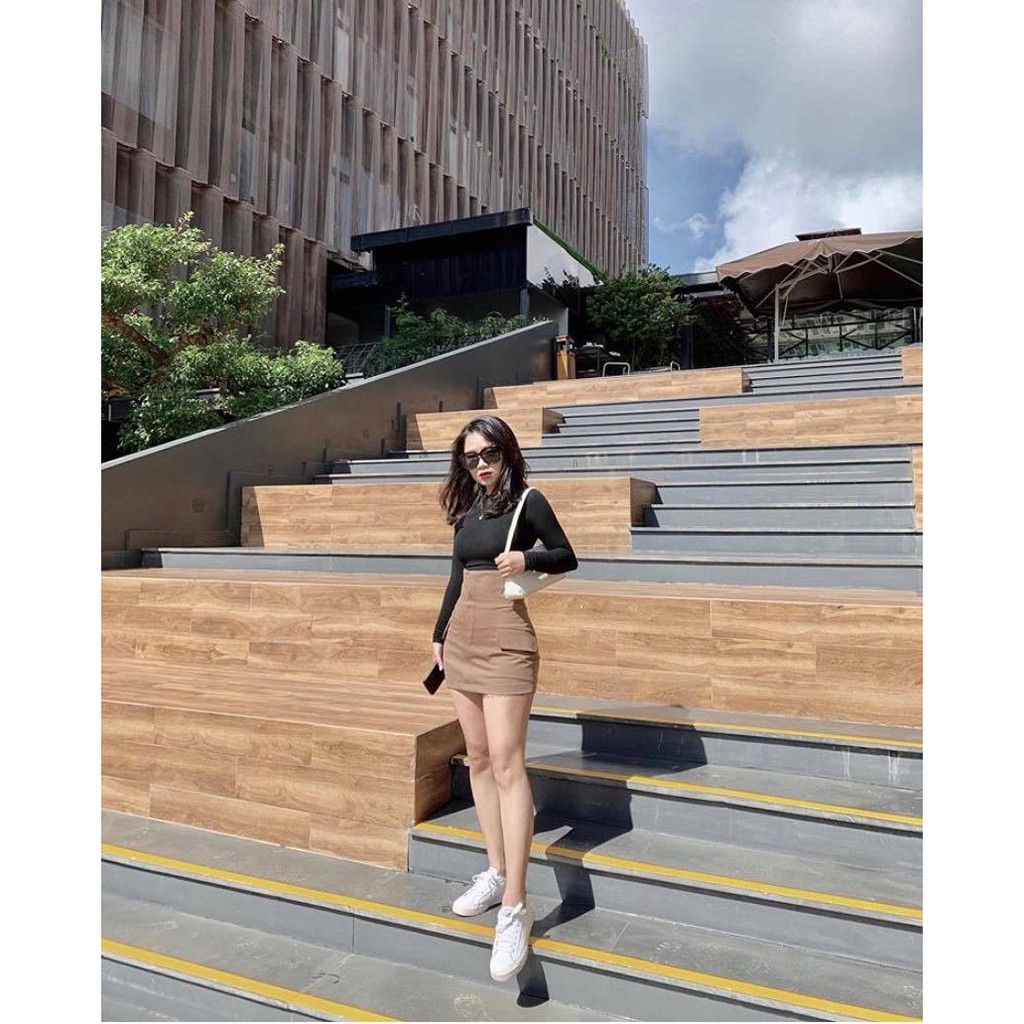Chân váy cạp cao gợi cảm chất liệu kate Ý High Waist Skirt | ONONMADE | BigBuy360 - bigbuy360.vn