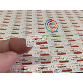 Combo 1000 tem vỡ bảo hành thiết kế theo yêu cầu