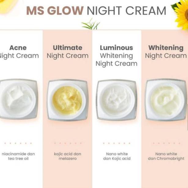 (hàng Mới Về) Kem Dưỡng Da Ban Đêm Ms Glow Night Cream (art. 1181)