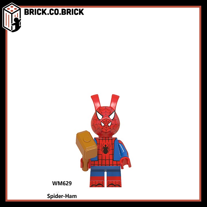 WM6052 - Minifigures nhân vật hoạt hình Spider man siêu chất - Đồ chơi Lắp ghép Xếp hình Mini Iron Man Mô hình Non Lego