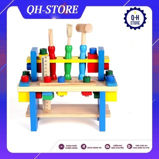 Giáo Cụ Montessori - Bộ đồ chơi dụng cụ sửa chữa bằng gỗ cho trẻ