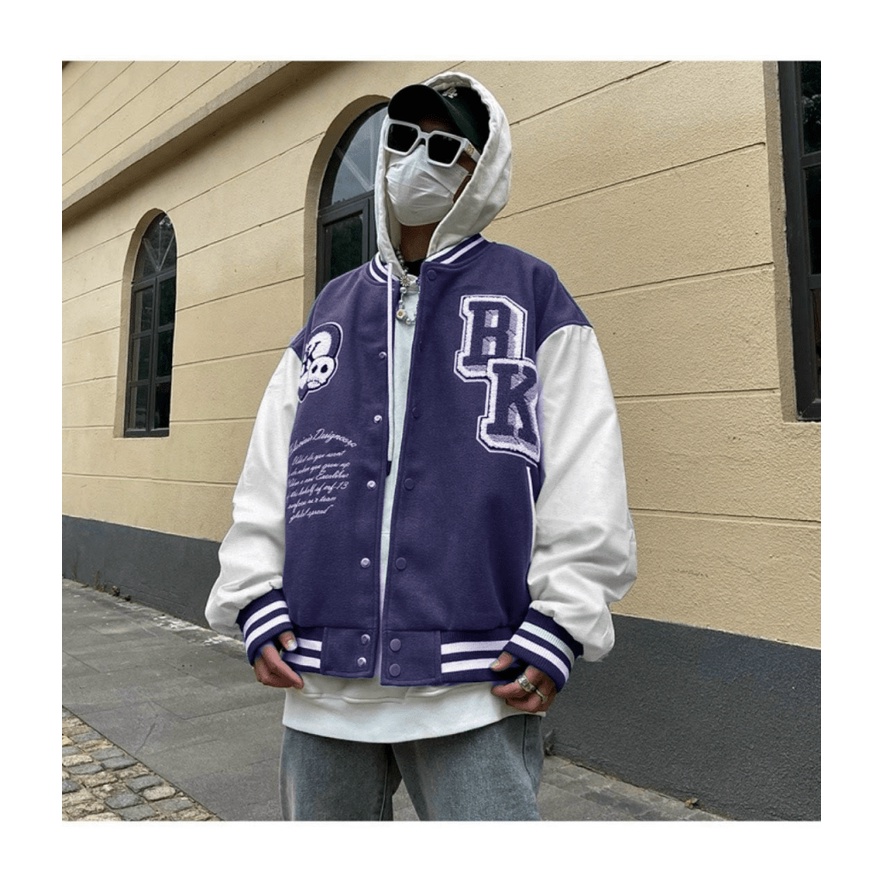 (FREE SHIP) ÁO KHOÁC BOMBER NAM NỮ HỌA TIẾT BK BỘ XƯƠNG PHONG CÁCH BAO NGẦU BAO CHẤT TK 2022