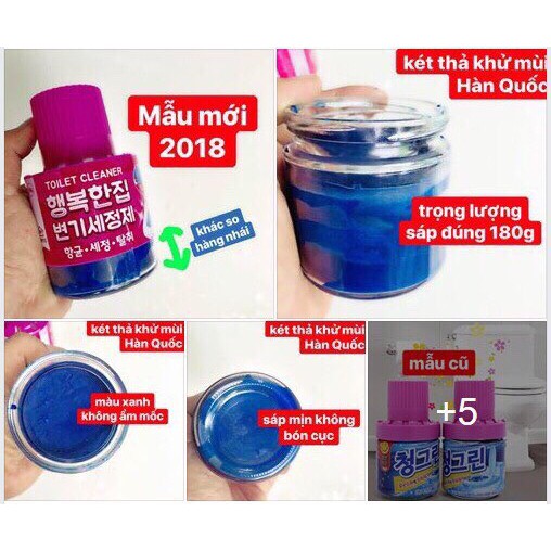 Cốc Thả Bồn Cầu Hàn Quốc 180g Hương Hoa Dịu Nhẹ Thái Lan gia đình