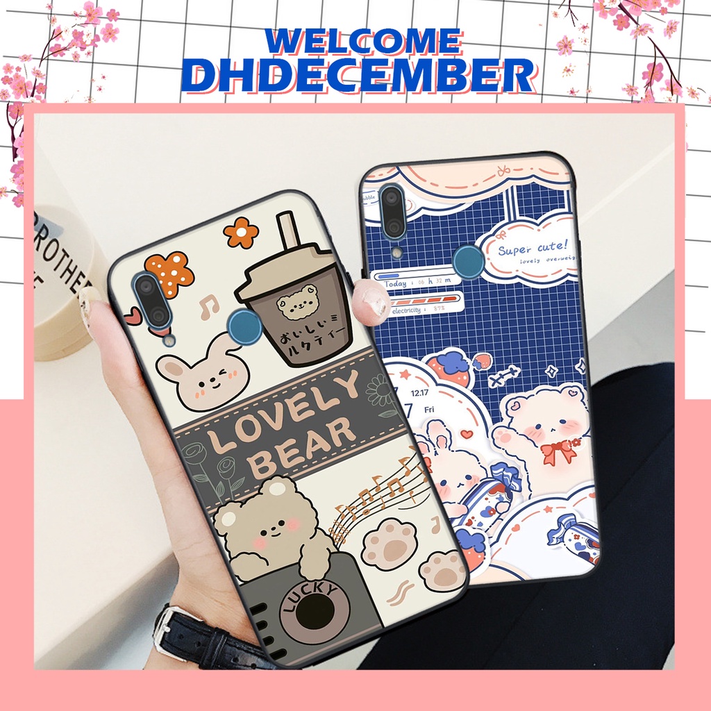 Ốp lưng Huawei Y9 2019 in hình nice ,good luck happy ốp xinh viền dẻo đẹp chất