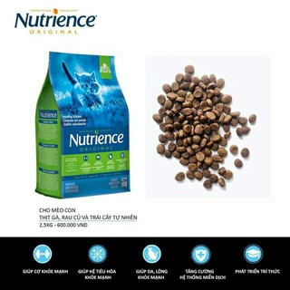 Nutrience 500g - thức ăn hữu cơ giàu đạm cho mèo con