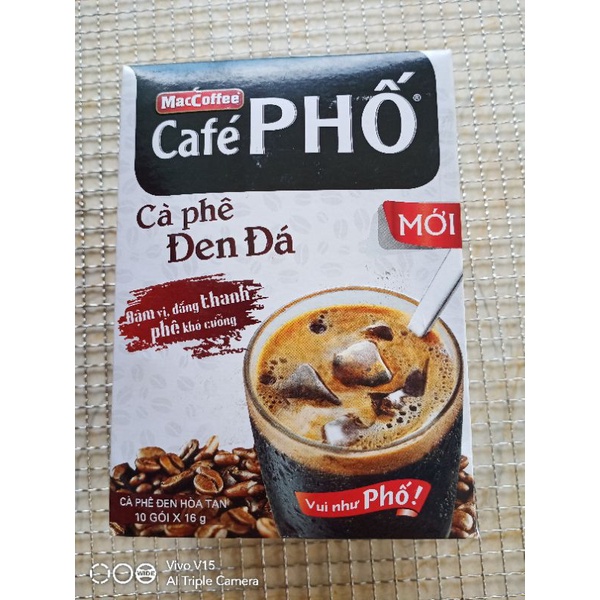 Hộp cafe Phố Đen Đá hoà tan 10 gói | BigBuy360 - bigbuy360.vn