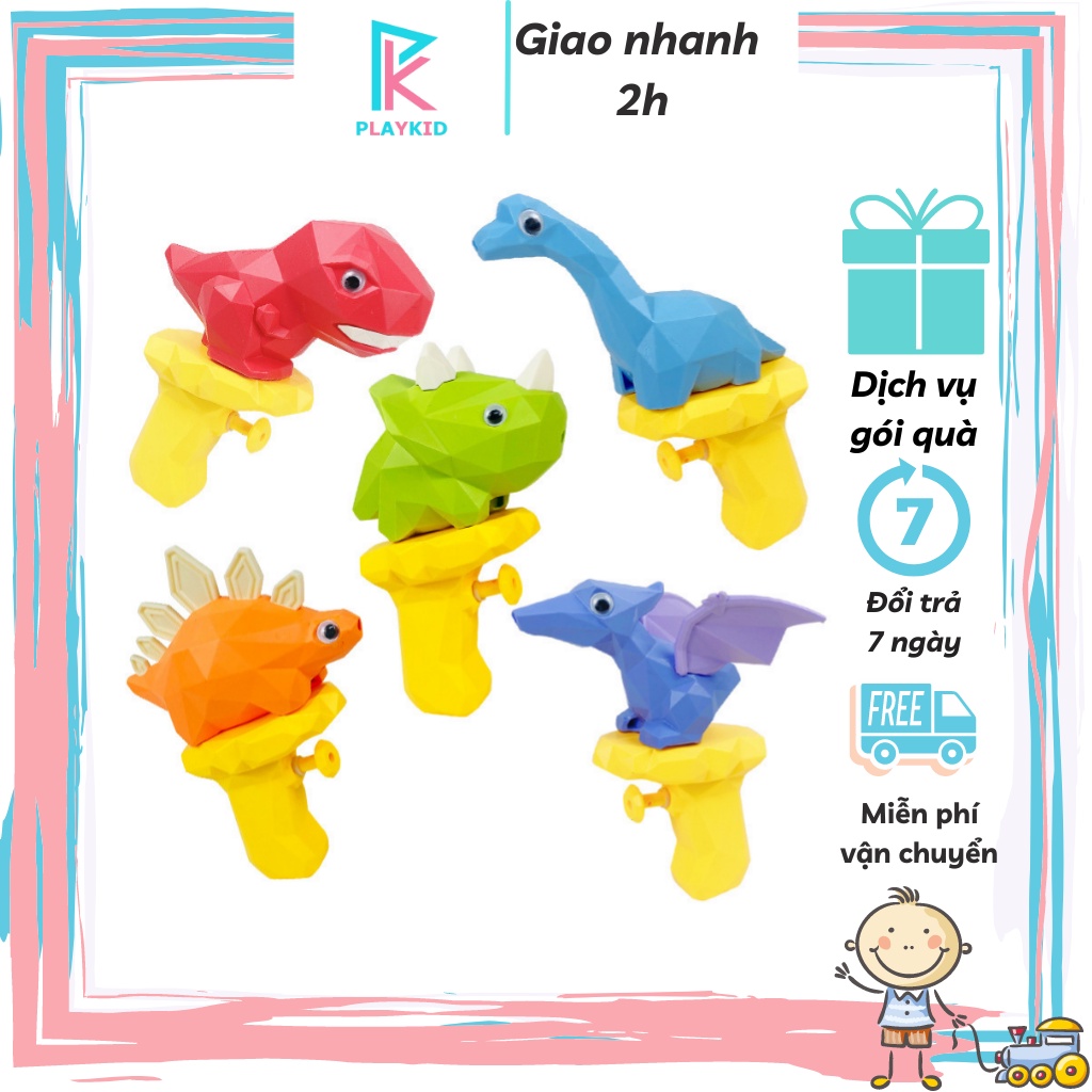 Súng nước đồ chơi PLAYKID súng bắn nước trẻ em PK002