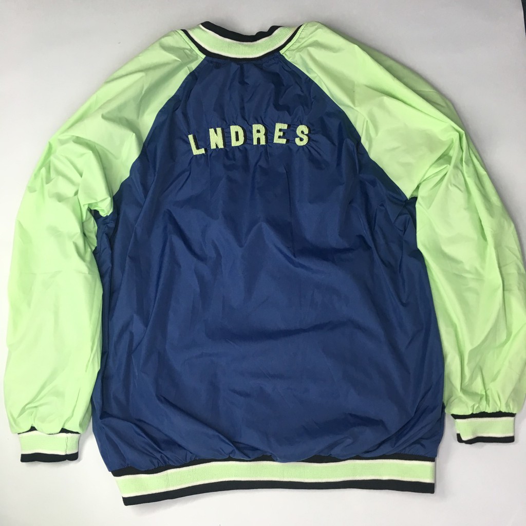 Áo Khoác Bomber Dù, Áo khoác unisex in chữ Angeleen Phong Cách Hàn Quốc.