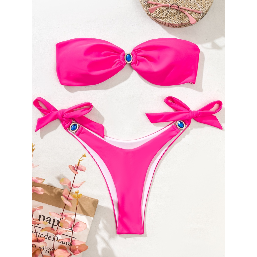 Bộ bikini 2 mảnh màu sắc thời trang cho nữ | BigBuy360 - bigbuy360.vn
