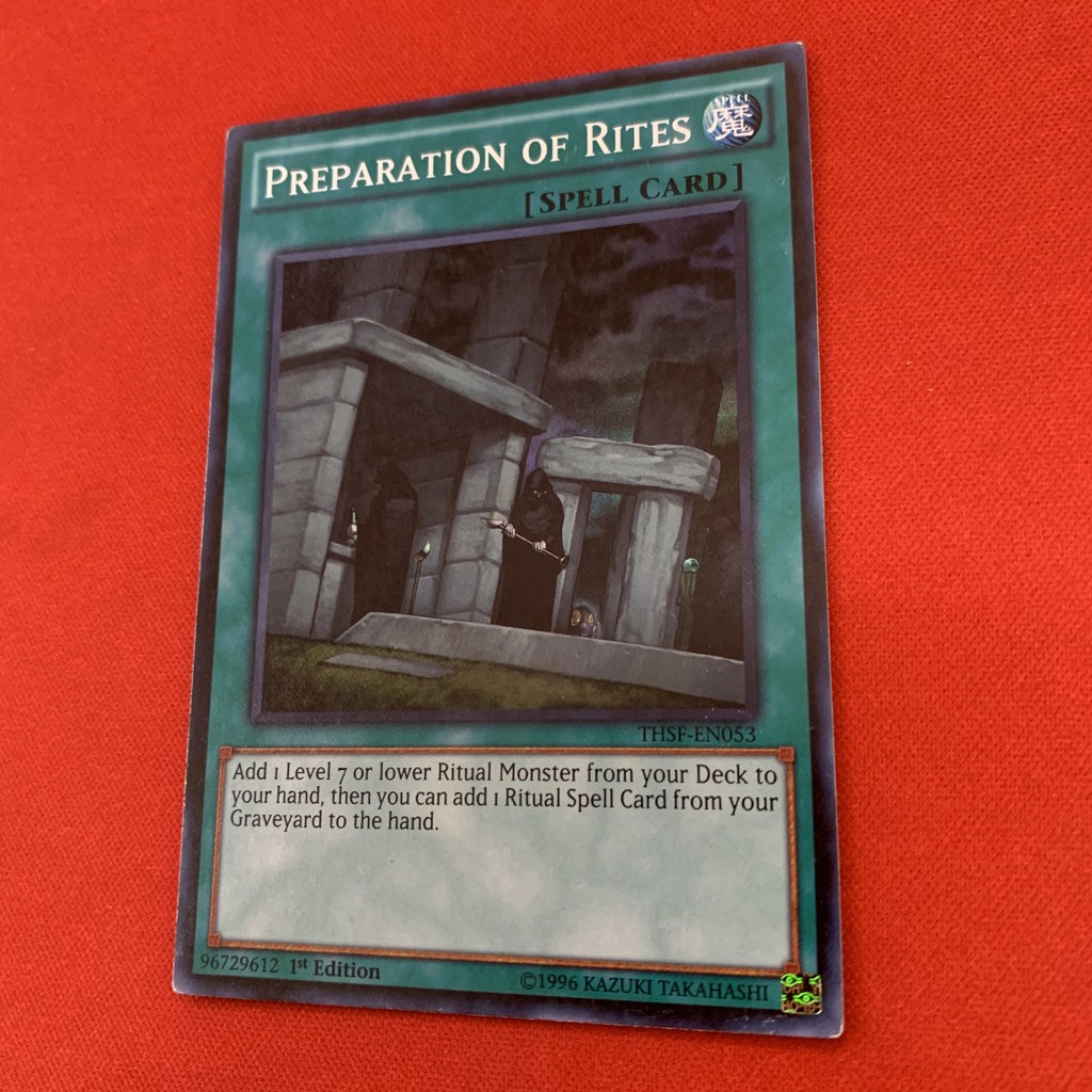 Preparation Of Rites