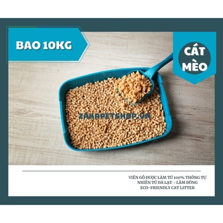 Gỗ nén cho mèo, hamster - bao 10kg