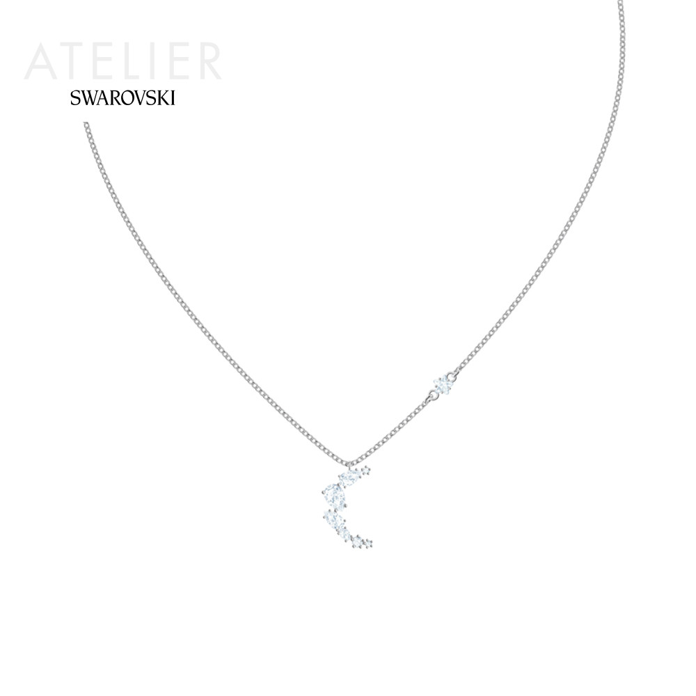 FREE SHIP Dây Chuyền Nữ Swarovski ATELIER MOONSUN Trăng thanh lịch Necklace Crystal FASHION cá tính Trang sức trang sức đeo THỜI TRANG