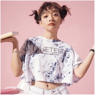 Wax Croptop (Áo Croptop có tay Wax Trắng) // 19DEGREES