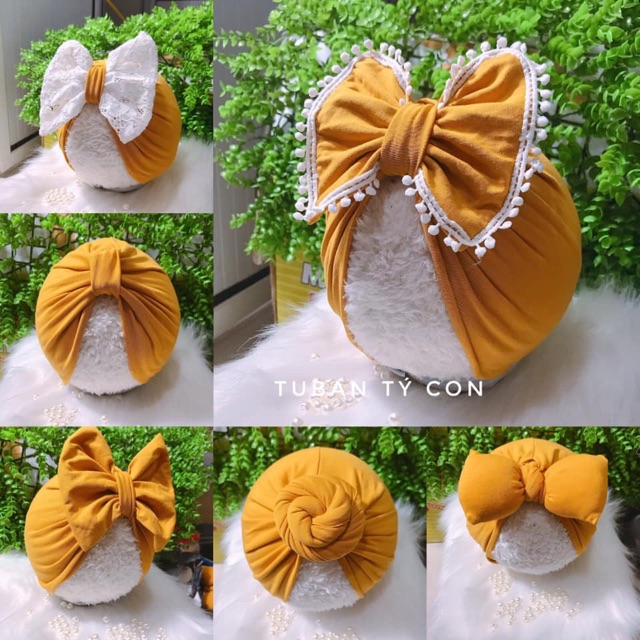 Turban nơ phồng hot trend