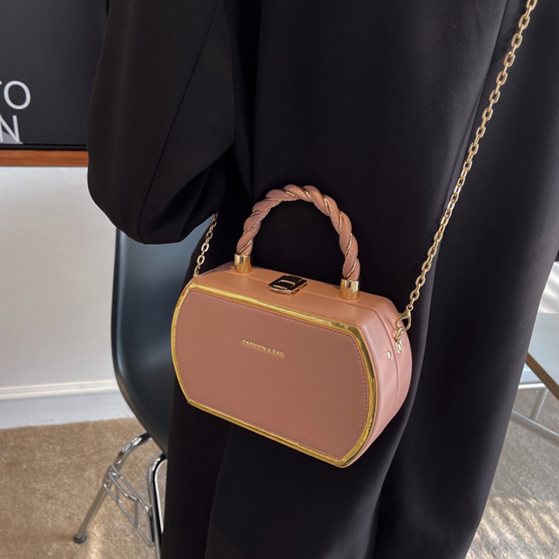 Túi đeo vai IELGY phong cách retro có dây xích cho nữ