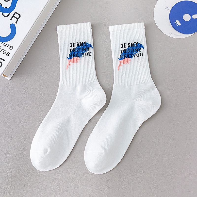 Đôi Vớ Cotton NgắN HọA TiếT Dễ Thương ThờI Trang Cho Nam Nữ
