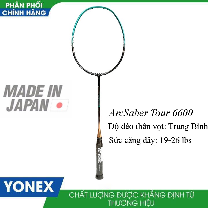 Vợt cầu lông Yonex ArcSaber Tour 6600 - Công thủ toàn diện dành cho người chơi khá - BONGBONSPORTS