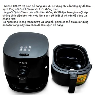 Nồi chiên không dầu Philips HD9621 2.2L