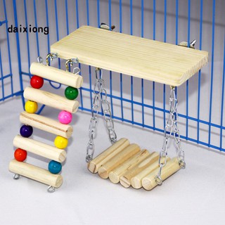 Bộ 3 thang bằng gỗ chuyên dụng cho nuôi vẹt