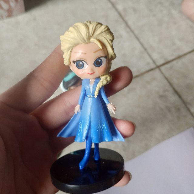 [RẺ VÔ ĐỊCH] Set 8 búp bê công chúa trong disney Combo qposket Bạch tuyết elsa mulan công chúa trang trí bánh gato