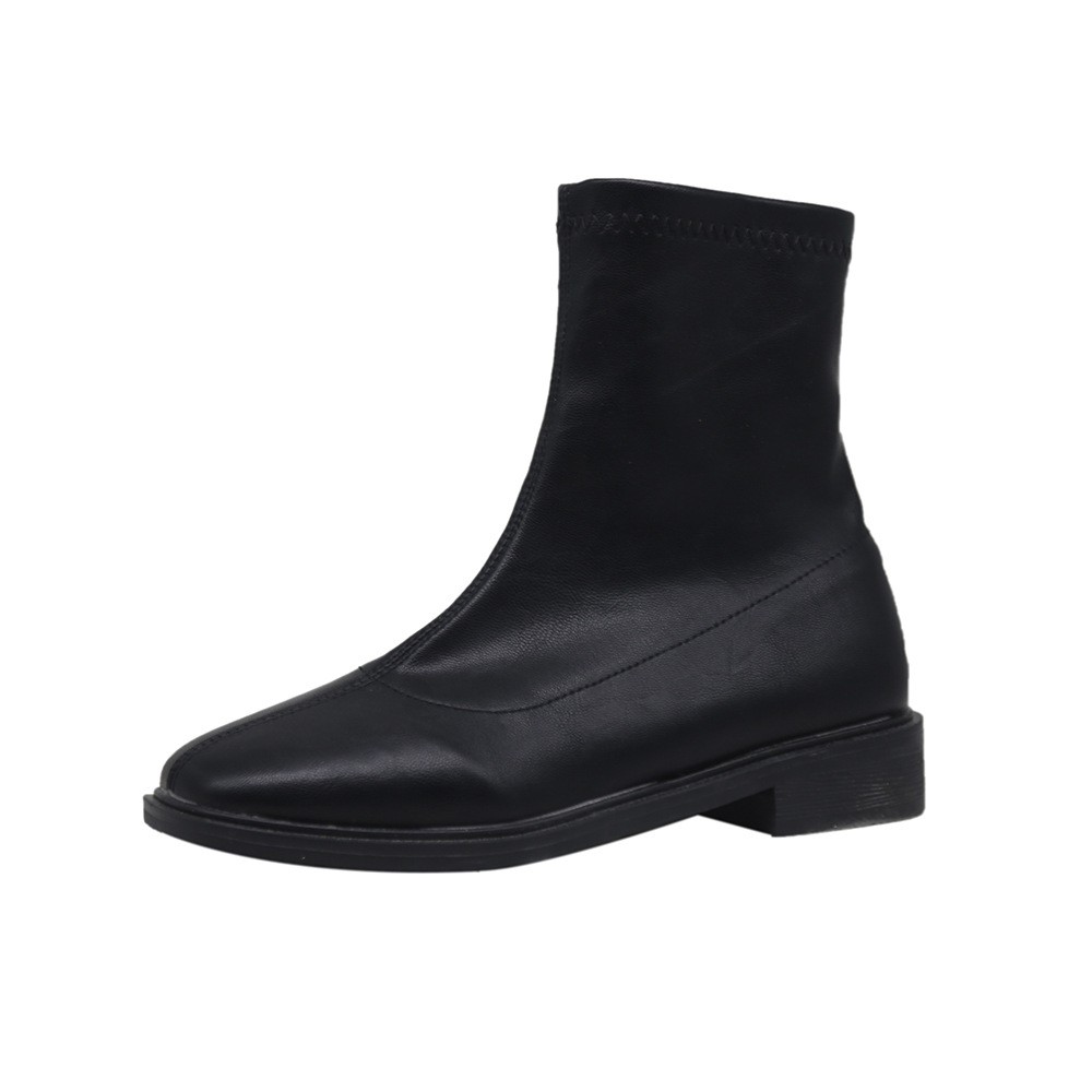 Giày bốt cổ thấp gót thấp thời trang dành cho học sinh | BigBuy360 - bigbuy360.vn