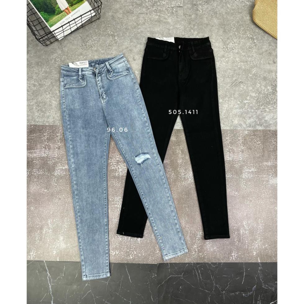 Hè Quần Jean Nữ Laka jean lưng Cao dáng ôm skinny, co giãn 4 chiều B96.06 đẹp