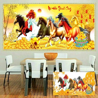 Tranh thêu chữ thập Mã Đáo Thành Công LV3345 (94x43) chưa thêu