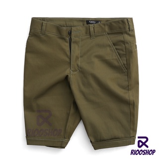 [XẢ KHO] Quần short kaki nam cao cấp RPS040 xanh rêu