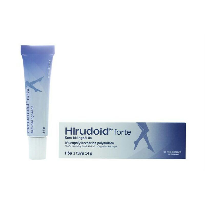 Kem bôi vết bầm Hirudoid forte .