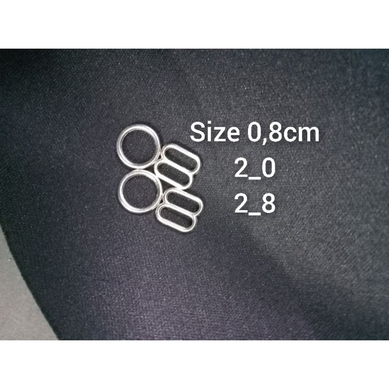 khoen áo lót inox size 0,8cm