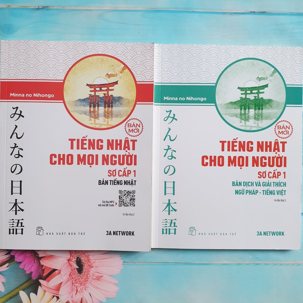 Sách - Combo 2 Cuốn Minna No Nihongo Sơ Cấp 1 Trình độ N5 - Phiên Bản Mới