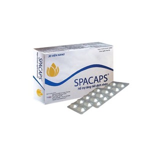 [CHÍNH HÃNG + QUÀ TẶNG ] Spacaps - Giúp giảm khô hạn ở phụ nữ, cân bằng nội tiết tố nữ (Hộp 30 viên)