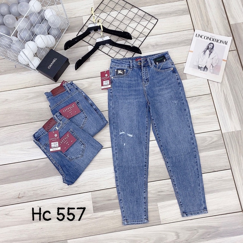Quần jean baggy co giãn