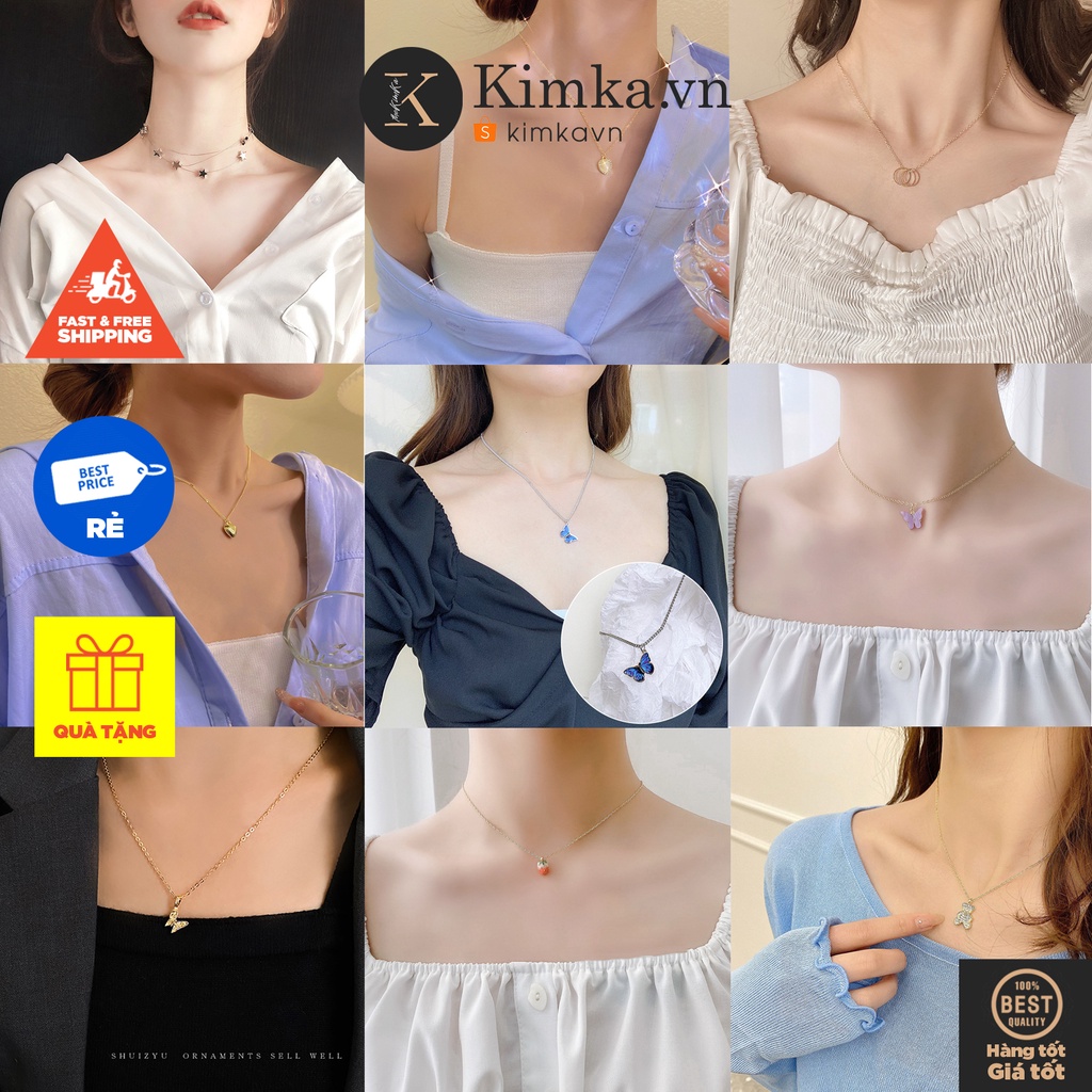 (0213) Dây Chuyền, Vòng Cổ Hàn Quốc Năng Động Ngọt Ngào Nữ Tính Các Loại