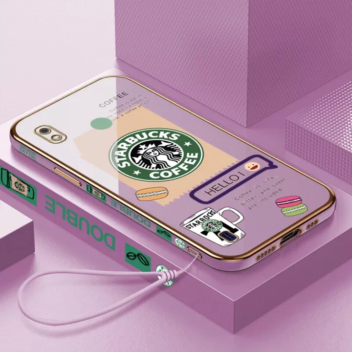 Ốp Điện Thoại Dẻo Họa Tiết Logo Starbucks Sang Trọng Cho Samsung A10 A10S A11 A12 A13 A31 A30 A20 A10