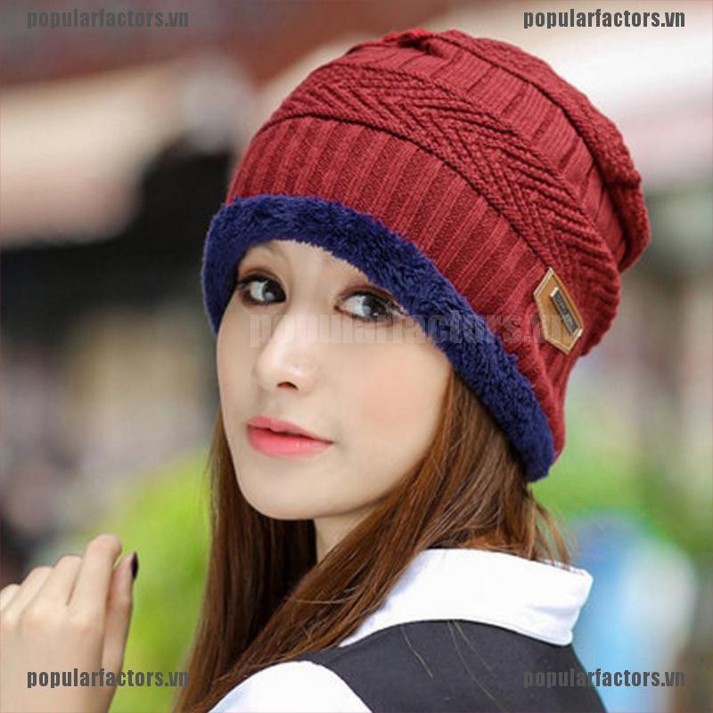 Mũ len giữ ấm mùa đông thời trang dành cho nam nữ