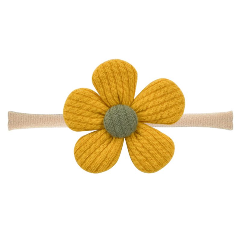 Set 10 Băng Đô Hoa Bằng Nylon Co Giãn Dành Cho Bé Gái Sơ Sinh Chụp Ảnh