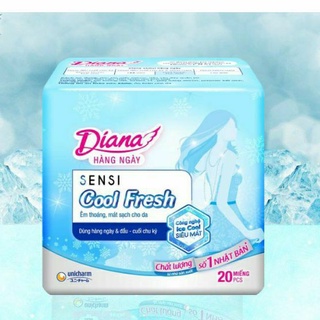 BVS Diana Sensi cool fresh hàng ngày - gói 20 miếng