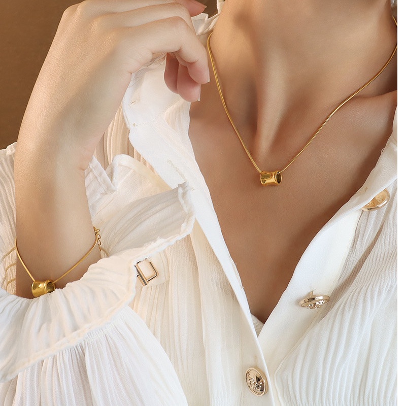 Dây Chuyền Hoặc Lắc Tay Sợi Mì Titan Ko Han Rỉ TT 3949