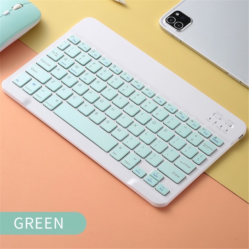 Bàn phím Bluetooth ko dây 10 inch/chuột ko dây
