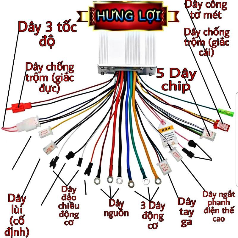 IC Bo đa năng 48v - 64v 72v 2000w 24 fet