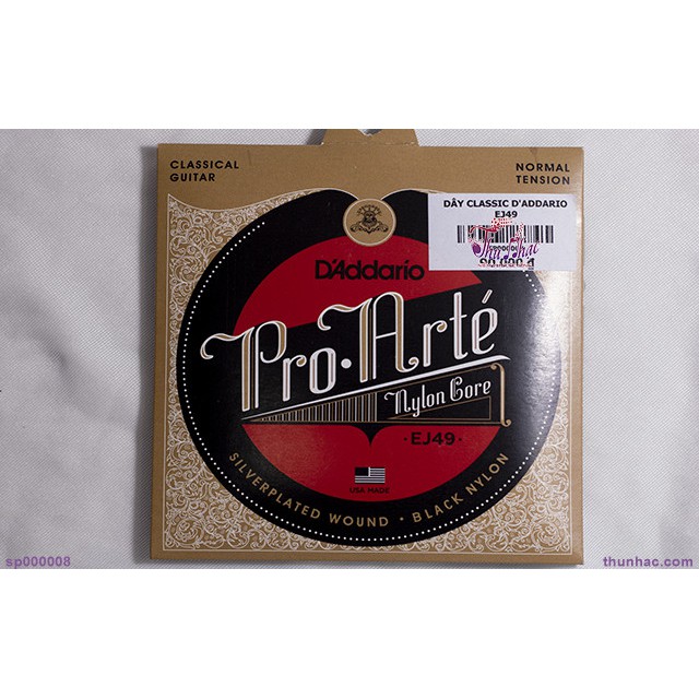 Dây Đàn Guitar Classic D'ADDARIO EJ49