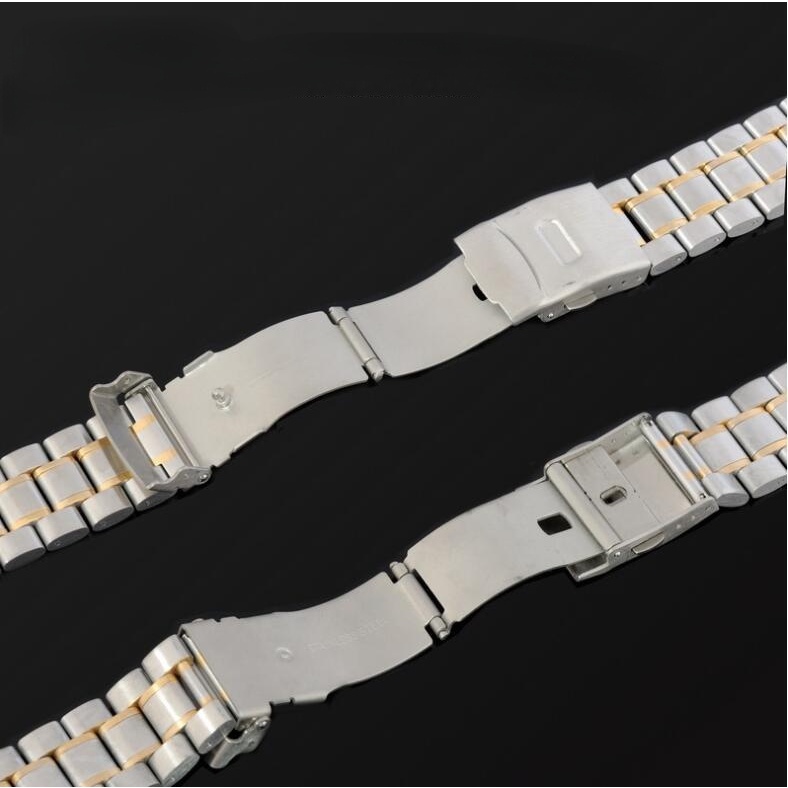 Dây đồng hồ thay thế bằng thép không gỉ 18mm 20mm 22mm 24mm