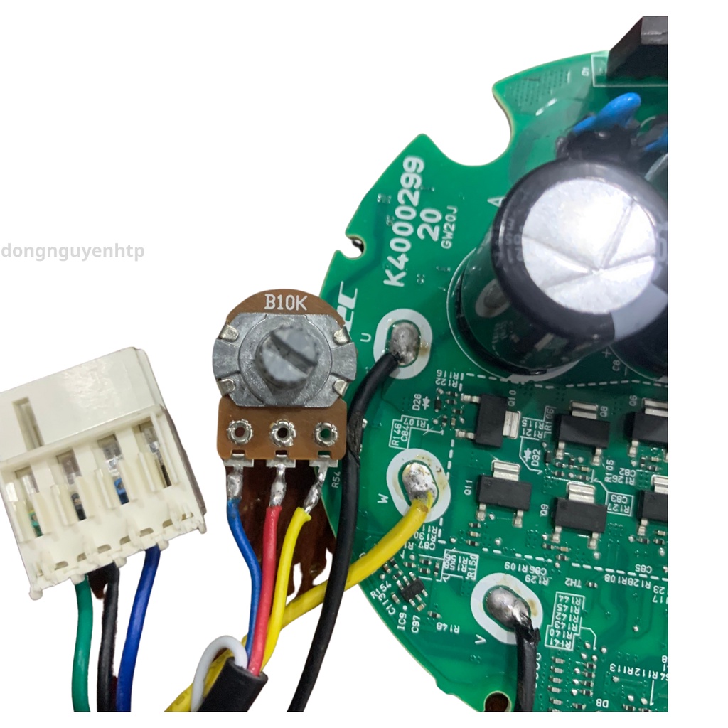 Mạch Điều Tốc Động Cơ Không Trổi Than BLDC 220v~ Công Suất Tối Đa 200W Nidec Chính Hãng