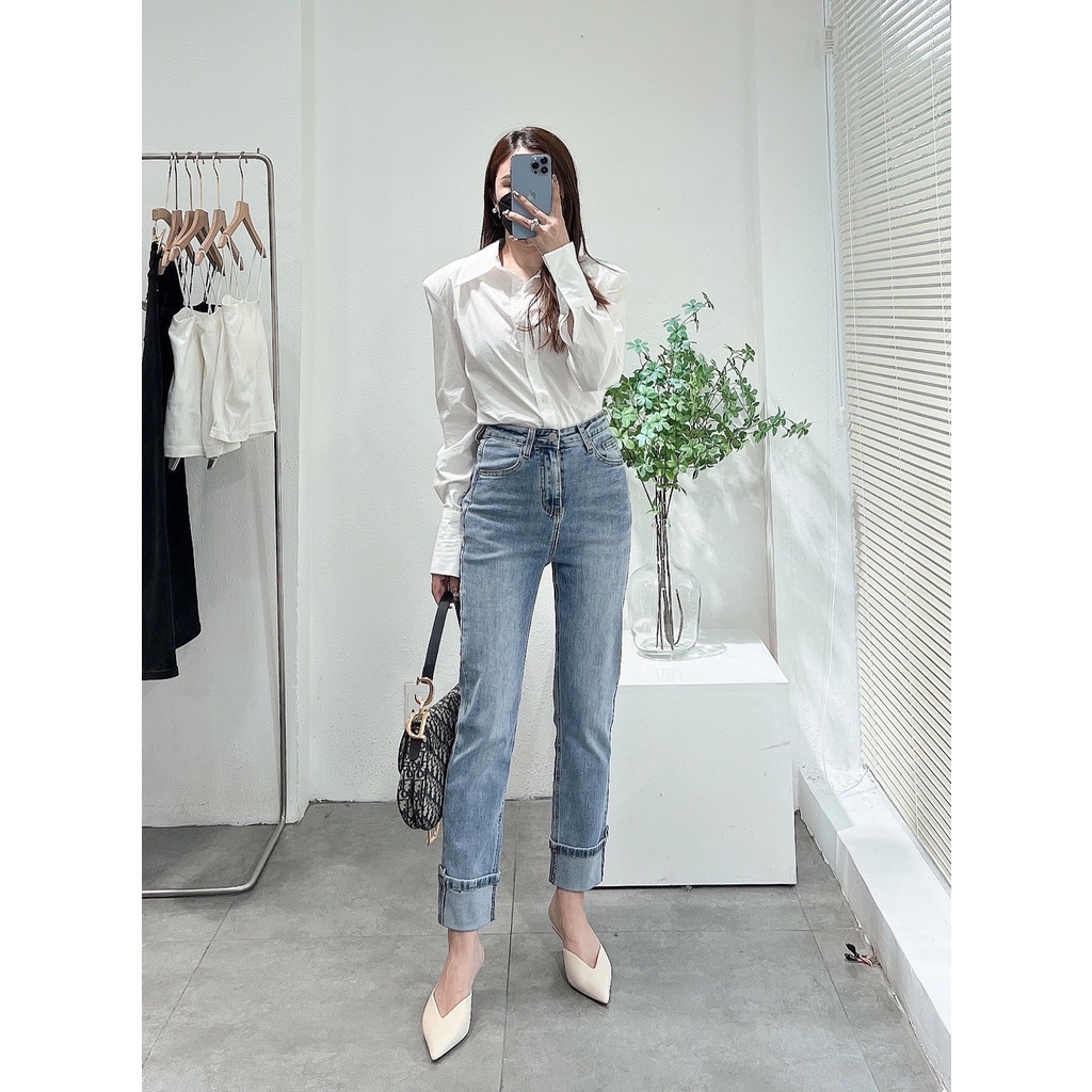 Áo sơ mi trơn có độn vai , The Peace