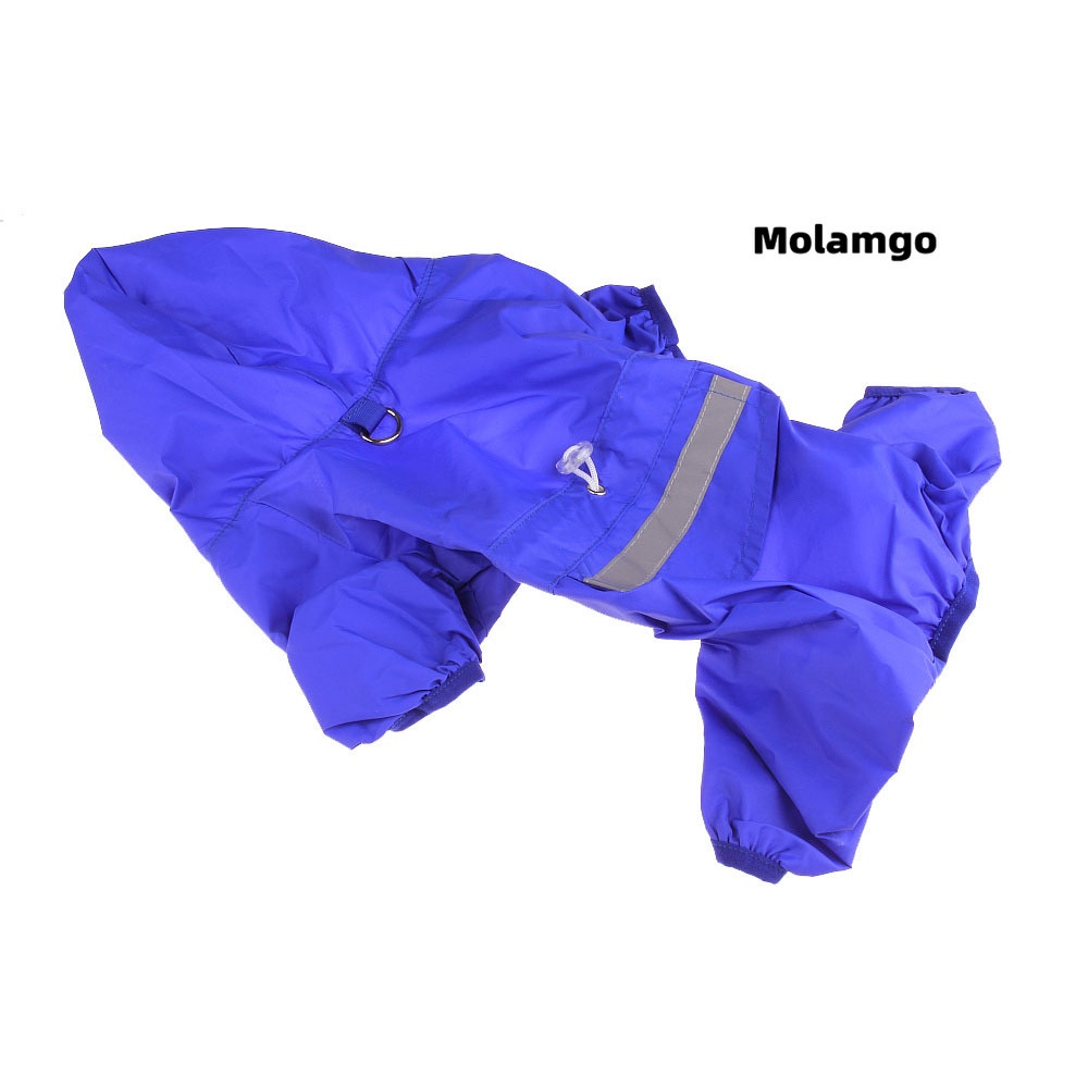 Áo Mưa Trong Suốt Chống Thấm Nước Có Mũ Trùm Thiết Kế Chắn Gió Tiện Dụng Cho Thú Cưng